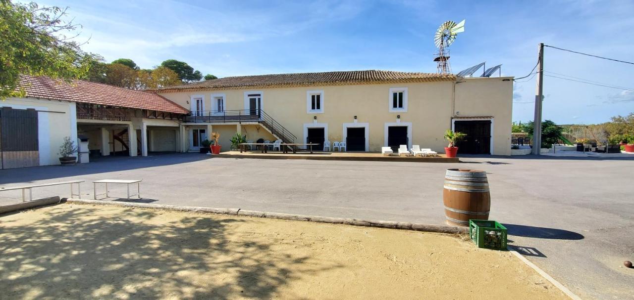 Maison 3 Chambres Avec Piscine Couverte Lespignan 외부 사진