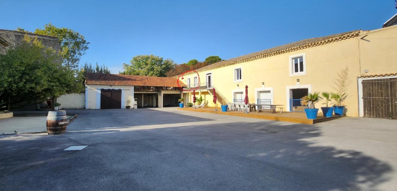 Maison 3 Chambres Avec Piscine Couverte Lespignan 외부 사진